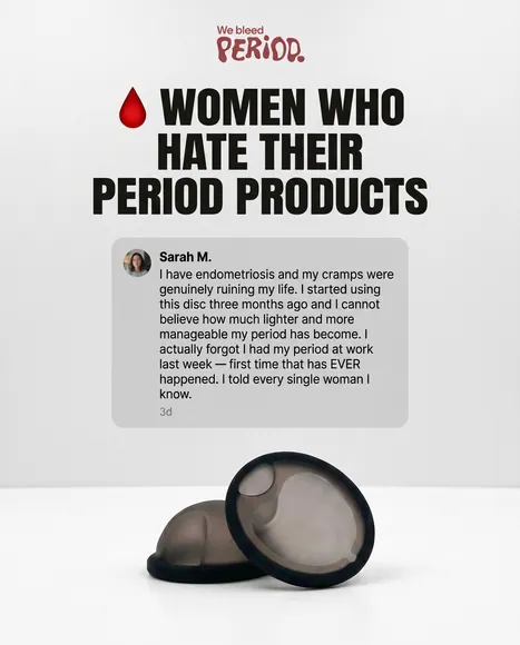 Period-care static ad creative